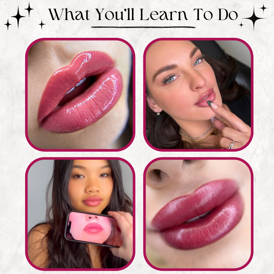 Lip Blushing Mastery Online Course: From Beginner to Pro
